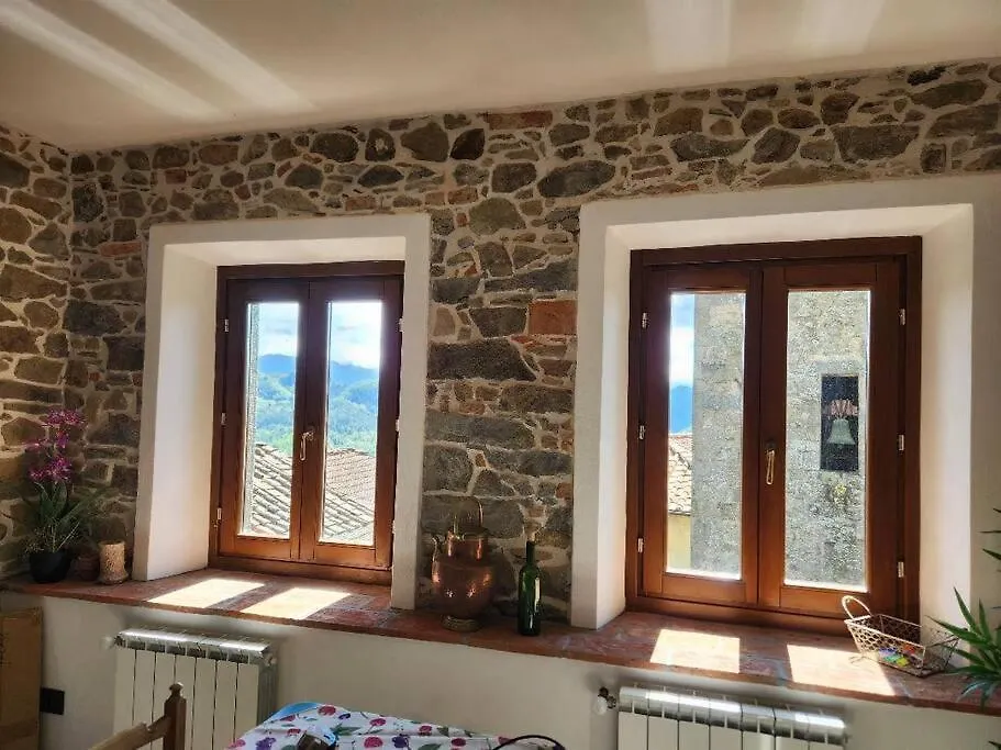 Casa Dell 'Vista Gorgeous Remodeled Stone Country House In Rural Northern Tuscany Monti di Villa 0*,