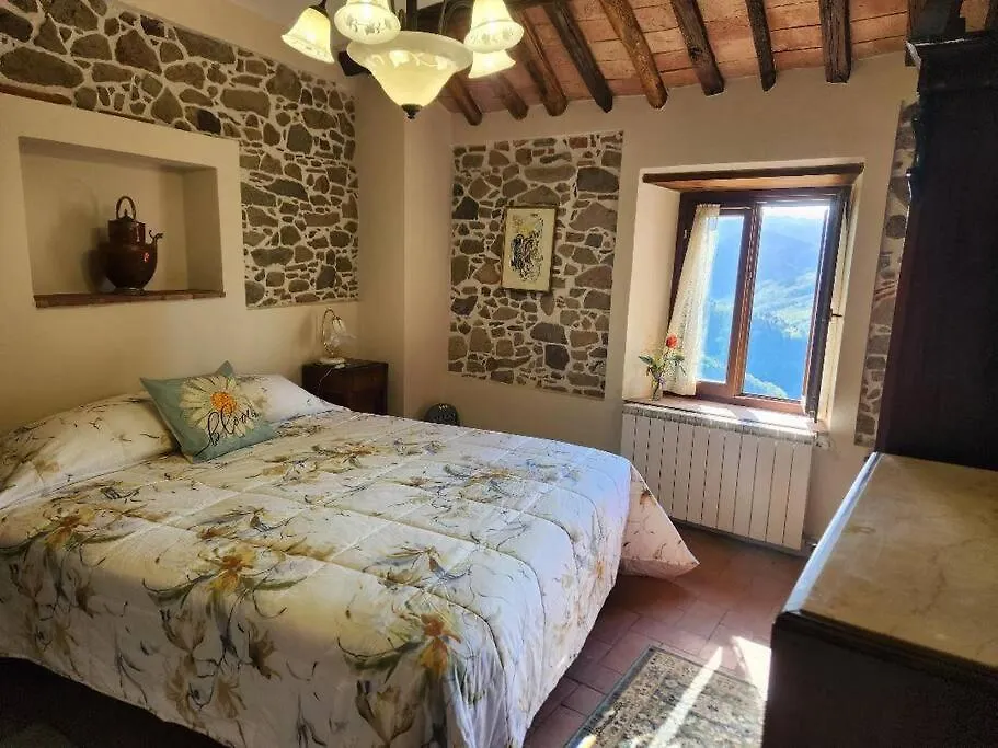 Casa Dell 'Vista Gorgeous Remodeled Stone Country House In Rural Northern Tuscany Monti di Villa