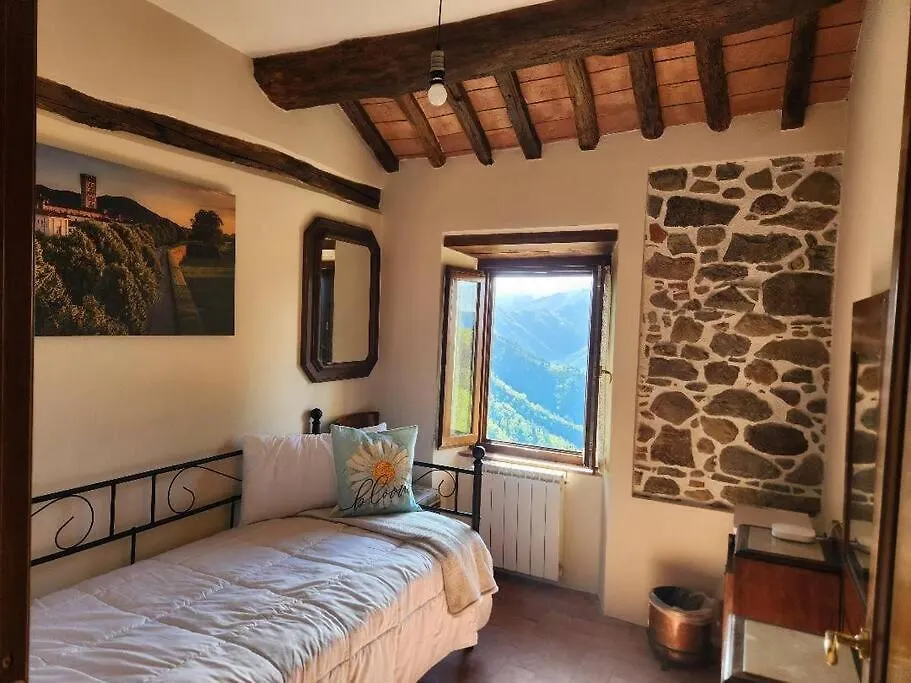 Casa Dell 'Vista Gorgeous Remodeled Stone Country House In Rural Northern Tuscany Monti di Villa Italy